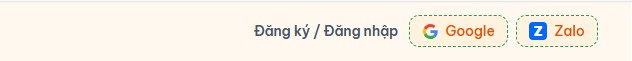 Đăng nhập / Đăng ký tài khoản TIME qua Google, Zalo